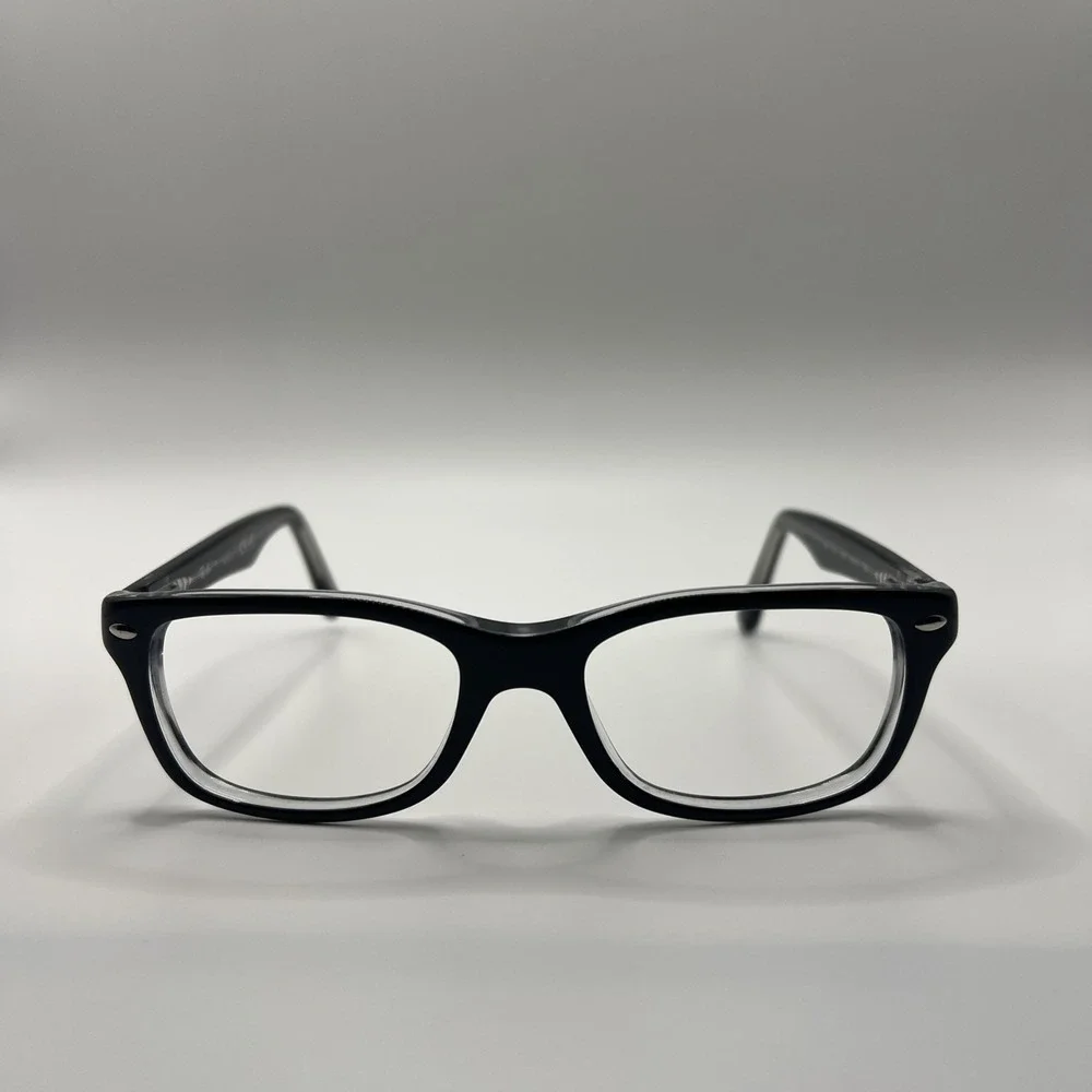 Ray Ban Kids RB1531 3529 48-16-130 Black Clear Flex Hinge Eyeglasses Frames Only